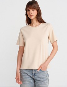 Resim Dilvin 31763 Bisiklet Yaka T-shirt-taş Taş 