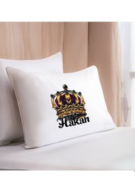 Resim Bk Gift Kişiye Özel İsimli Pamuklu Yastık Kılıfı-7 50x70cm , Sevgiliye , Ev si, Tasarım Ev Tekstili 
