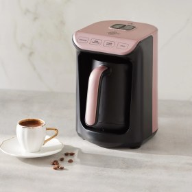 Resim Karaca Hatır Köz Türk Kahve Makinesi Rosegold 5 Fincan Kapasiteli Bol Köpüklü 