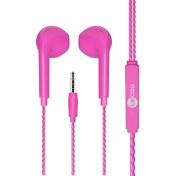 Resim Lecoo EH104 3.5mm Jacklı Kulak İçi Mikrofonlu Kulaklık Pembe 