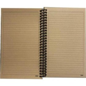 Resim Tokaç Kraft Spiralli Defter 80 Yaprak Çizgili 14 X 21 Cm A5 