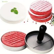 Resim 12.5 cm Yuvarlak Yapışmaz Pişirme Kağıdı Beyaz 100 adet Daireler Hamburger Köfte Kağıdı (4.72 '') Burgerleri, Kurabiyeleri ve Diğer Yiyecekleri Depolama ve Dondurma Sırasında Ayırma İçin, Mutfak Aletleri, Mutfak Malzemeleri, Mutfak Aksesuarları, Evde Mutfak Gereçleri 