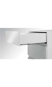 Resim Slidea Frenli Mandallı 50 cm 18 mm Çekmece Rayı Kısmi Acılım Mandal Dahil 