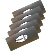 Resim Bima Rötuş Rütüş Rutuş Çeliği 4cmx9cm 5 Adet Fiyatıdır Ekstra Çapağı Alınmıştır 