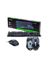 Resim Lennox Lx-t302 Oyuncu Klavye Mouse Set Rgb Işıklı 