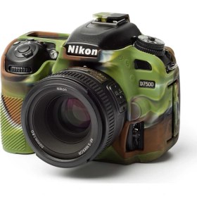 Resim EasyCover Nikon D7500 Silikon Kılıf ECND7500C (Kamuflaj) 