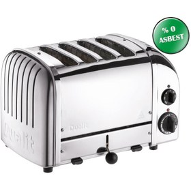 Resim Dualit 47030 Classic 4 Hazneli Ekmek Kızartma Makinesi - İnox 