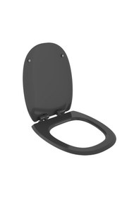 Resim Bocchi Strata Klozet Kapağı Yavaş Kapanır Slim Parlak Siyah A0500-005 Beyaz 