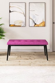 Resim Canisa Concept Canisa Pera Serisi Bench,gürgen Tam Isleket 1.sınıf Kumaş / Mor-siyah 