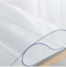 Resim Nyk Home Pvc Şeffaf Kalın Masa Örtüsü Masa Koruma Kaydırmaz Kokusuz 1,4 Mm 