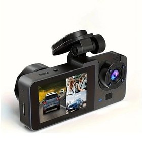 Resim Dashanshop Gyıoeupt No Card On Onunde Ve Arkada Dahili Uc Araba Dashcam Ultra Hd Kayit Geceleri Gorus Genis Aci Park Monitoru 