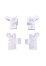 Resim Ayrıntıshop Duşakabin Bella Plastik Aksesuar Seti Beyaz 