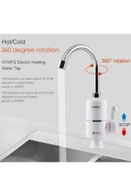 Resim Autoline Ani Su Isıtıcılı Elektrikli Musluk ( Elektrikli Sıcak Su Isıtıcılı ) 