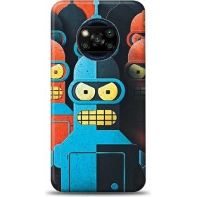 Resim Marselit Xiaomi Poco X3 Nfc Uyumlu Futurama Telefon Kılıfı 