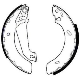 Resim Mga-54303 - Kampana Balata Ford: Escort Iv V 92 - 95 Abs 