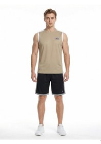 Resim Orendahill Erkek Spor Atlet Hızlı Kuruyan Esnek Regular Fit Gym Activewear Bej 