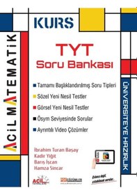 Resim Acil Yayınları Tyt Matematik Kurs Soru Bankası 