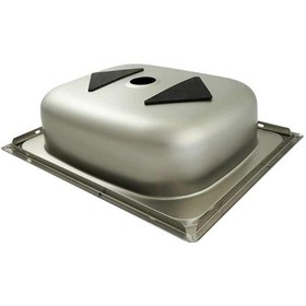 Resim Sinkon 40 x 50 CM Paslanmaz Krom Eviye Ince Krom 