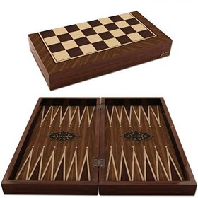 Resim Star Oyun MDF Antik Ceviz Tavla Takımı - 1020364 
