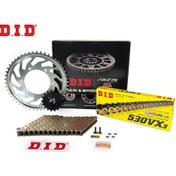 Resim Zincir Dişli Seti Suzukı Gsf Bandıt S 600cc Zincir: Dıd-530vx3 Gold-112 Ön-arka Dişli: Sunstar 15t-47t 2000-2004 