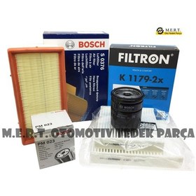 Resim Peugeot 2008 1.2 Benzinli 82Hp Filtre Bakım Seti (Hava-Yağ-Polen) 