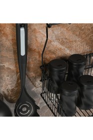 Resim Hagen Vidasız Montaj Duvar Rayı 8li Askı(45 CM) Ve Sepet 20 Cm 