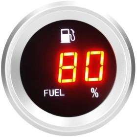 Resim Yanıp Sönen Alarmlı Dijital Yakıt Seviyesi Ölçer Araba K20464 
