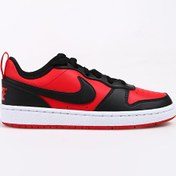 Resim Nike Siyah - Kırmızı Erkek Çocuk Yürüyüş Ayakkabısı DV5456-600 COURT BOROUGH LOW GS 