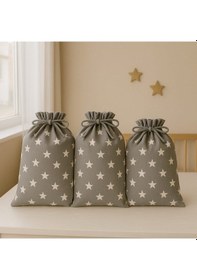 Resim Bebek Bakım Çantası 3'lü Set Gri 