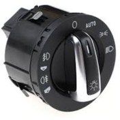 Resim Arisar Audi Q7 4LB 2011-2015 / A6 4F2 2004-2011 Ön-Arka Sisli Otomatik Far Krom Far Anahtarı 