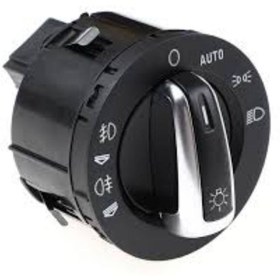 Resim Arisar Audi Q7 4LB 2011-2015 / A6 4F2 2004-2011 Ön-Arka Sisli Otomatik Far Krom Far Anahtarı 