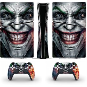 Resim cosy home gift Joker Playstation 5 Slim Disk Versiyon Sticker Kaplama Seti 
