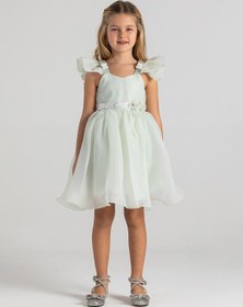 Resim Civil Girls Kız Çocuk Abiye 6-9 Yaş Açık Yeşil 37d56256624s1-1 Açık Yeşil 