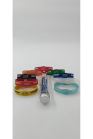 Resim STAND MARKET Nano Power Balance Denge Bilekliği Siyah Beyaz 