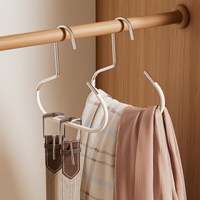 Resim Kemer Deposu Rafı, Atkı Askısı, Çok Fonksiyonlu Şapka Askıları 