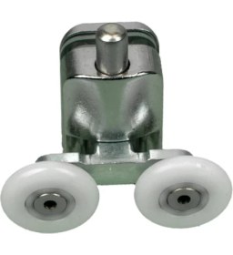 Resim Hms Metal Gövdeli Duşakabin Tekerlek Takımı 2 Alt 2 Üst Teker Rulmanı 24 mm 