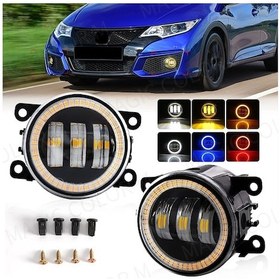 Resim Melek Gör Sis Lambasi Ford Focus Fusion Fiesta Ranger C-max Transit Tourneo Sarı Ve Mavi Sol Ve Sağ 1 Adet 