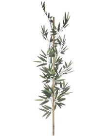 Resim Yapay Bambu Sopası 12 Yapraklı 150Cm Yapay Çiçek Bambu Duvarı 