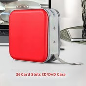 Resim 1 Adet 36 Kart Yuvası CD/DVD Kutusu, Taşınabilir CD/DVD Saklama Çantası, Ofis ve Ev Kullanımı İçin Uygun, Müzik Tutkunları ve Film Koleksiyoncuları İçin Tercih Edilen 
