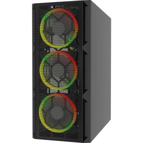 Resim IROMX SPACE BTX-65G 650W 80+ 4x RAINBOW FIXED LED FAN ATX 2xUSB3.0 SİYAH KASA 