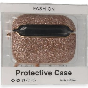Resim Apple Airpods Pro 2 (2.nesil) Spell Simli Kılıf - Rose Gold 