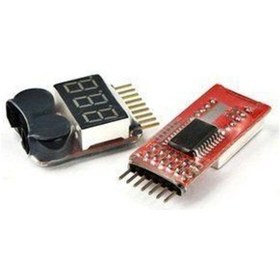Resim Lipo Batarya Voltaj Test Cihazı / Lipo Buzzer Alarm Cihazı 