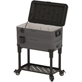 Resim IcePeak Patio 70 Tekerlekli Raflı 65.8 Litre Buzluk 