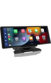 Resim Ventus MPIA CP10 64GB Carplay Apple Android Uyumlu 10.2 İnç Büyük Ekran Tak Çalıştır 4K Ön/Arka Çift Kameralı Araç Ekranı 