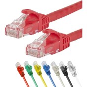 Resim IRENIS CAT7 Ethernet (Network, LAN) Kablosu, Kırmızı, 50 cm 