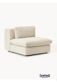 Resim Most Mollirest Orta Modül Berjer 01 Kırık Beyaz Keten Silikon Dol Kırık Beyaz 