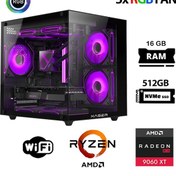 Resim Xaser ECO-X130 R5 7500F 16 GB 512 GB M.2 Nvme SSD 16 GB RX9060 XT Free Dos Masaüstü Oyuncu Bilgisayarı 