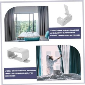 Resim ULTECHNOVO Rv İç Mekan Modifikasyon Parçaları Beyaz Küçük Rv Perde Klipsi Sağlam Kolay Kurulum Dx0549 