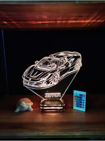 Resim Lamp Ferrari, Sport car, Personalized 3D Lamp 