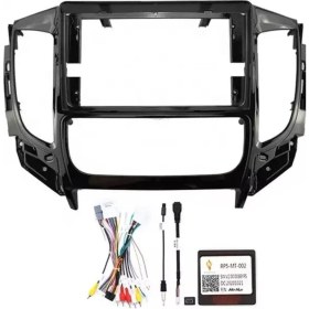 Resim Mitsubishi L200 2015-2020 Digital Klima 9 Inç Multimedia Çerçevesi 
